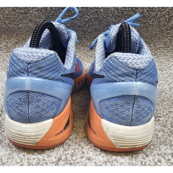 Women's Nike Zoom Odyssey Run Easy Size 9 Sneaker Shoe Blue And Orange - Picture 6 of 12